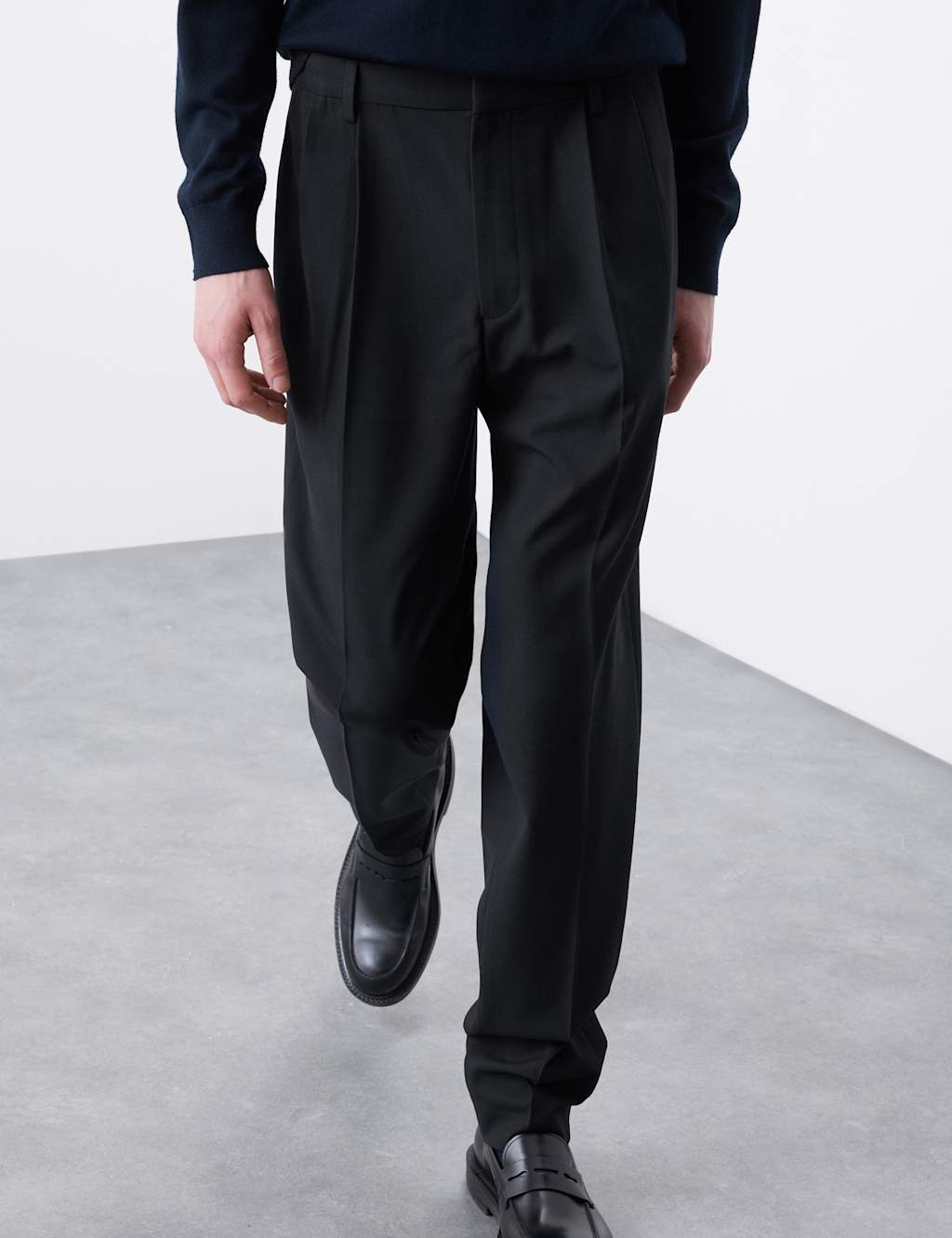 Tailored Fit 360 Flex Pleated Trousers 8 of 8