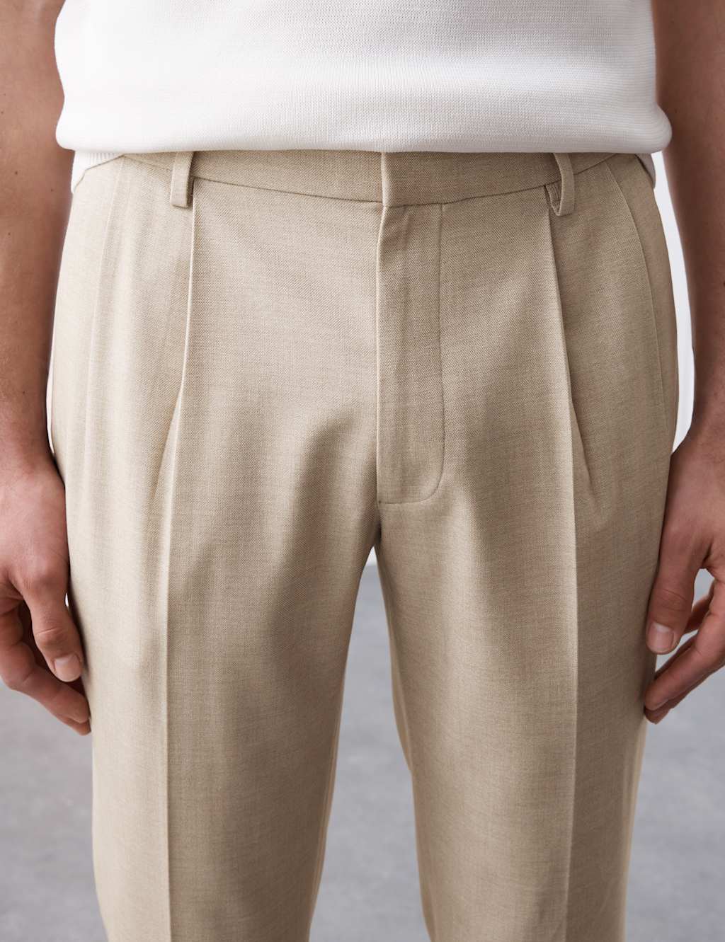 Tailored Fit 360 Flex Pleated Trousers 7 of 7