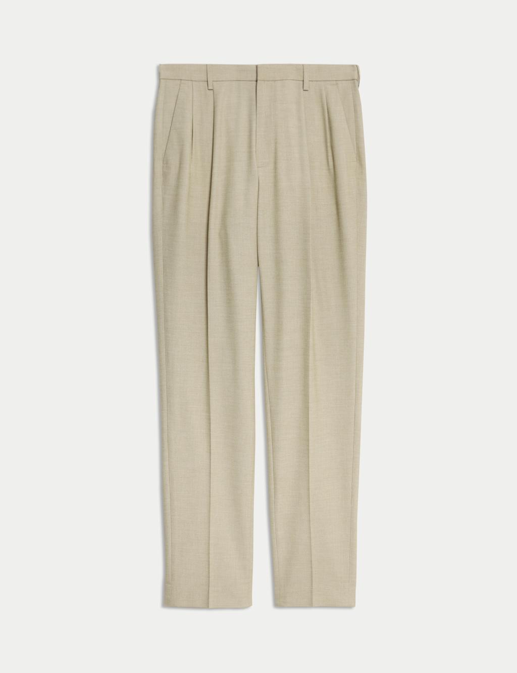 Tailored Fit 360 Flex Pleated Trousers 2 of 7