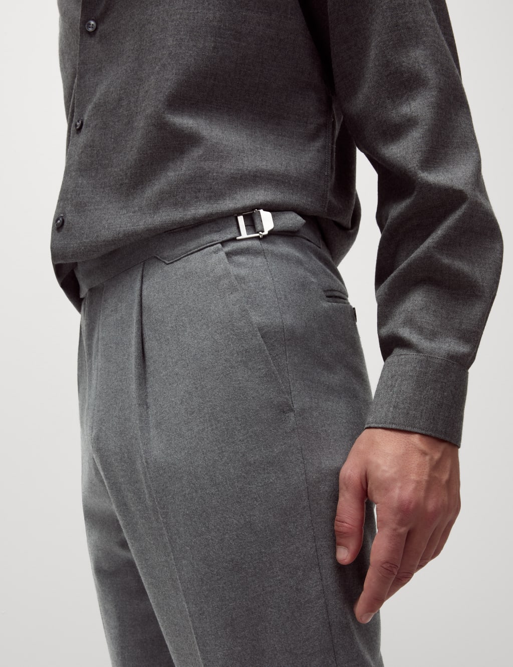 Tailored Fit Warm Handle Twill Trousers 7 of 8