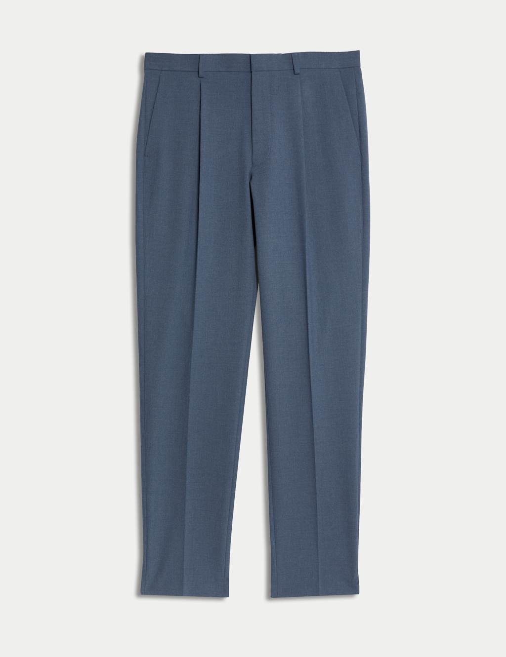 Tailored Fit Single Pleat Smart Trousers 2 of 7
