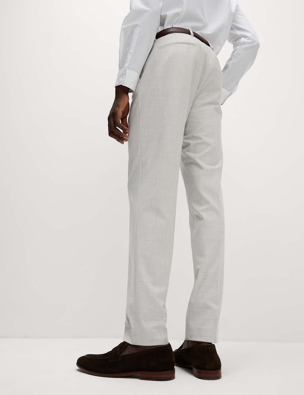 Tailored Fit Single Pleat Smart Trousers 4 of 5