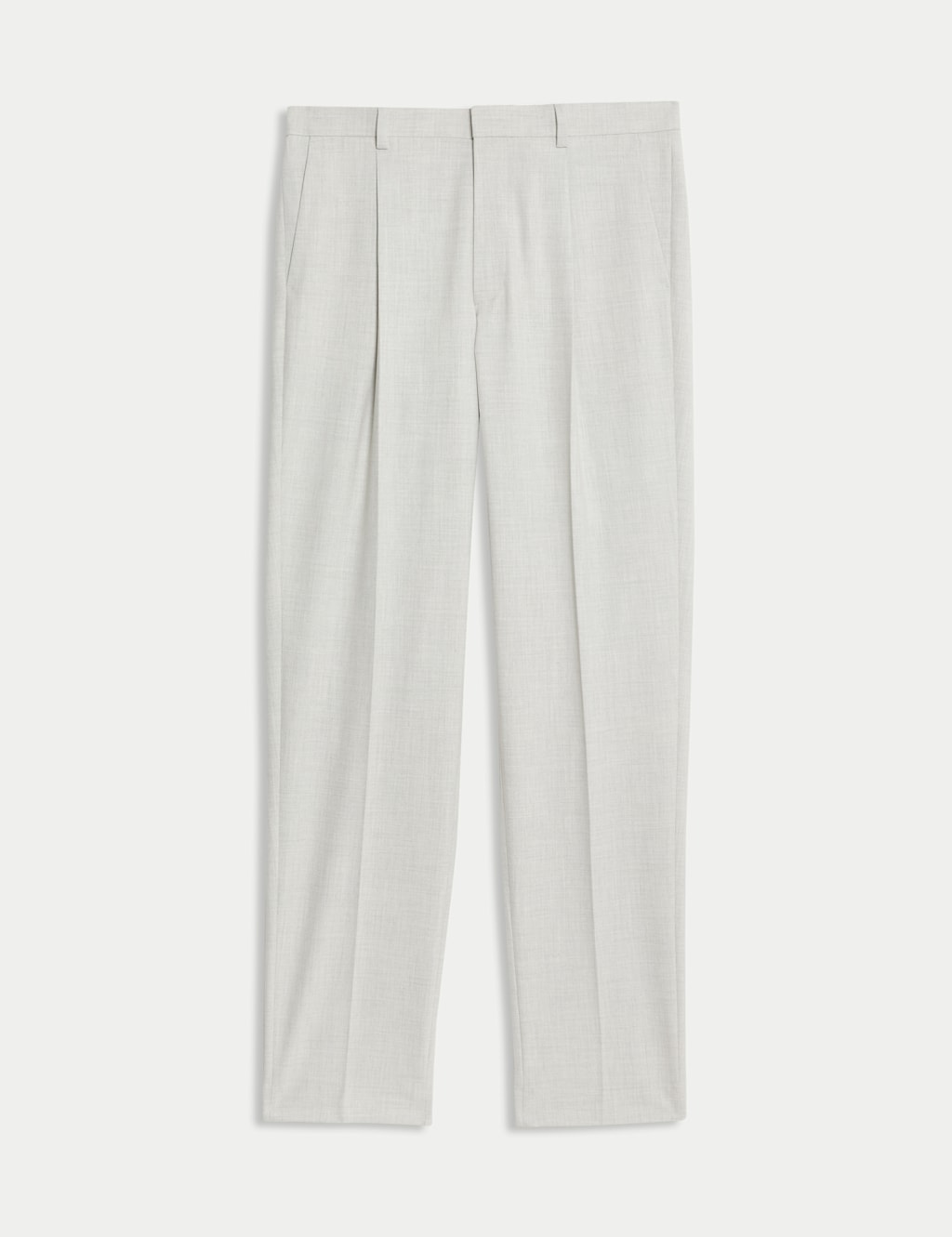 Tailored Fit Single Pleat Smart Trousers 2 of 5