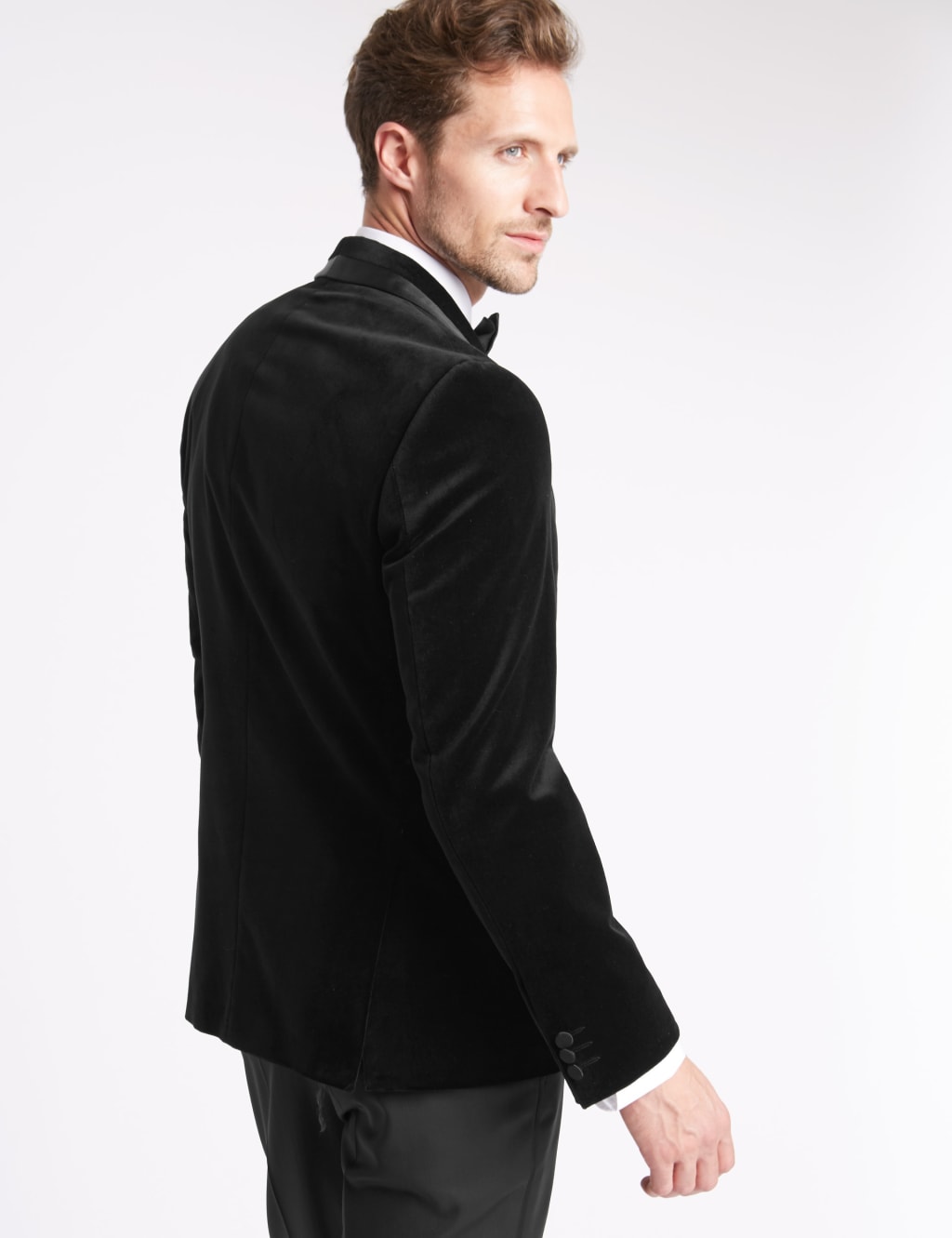 Tailored Fit Velvet Jacket 4 of 7