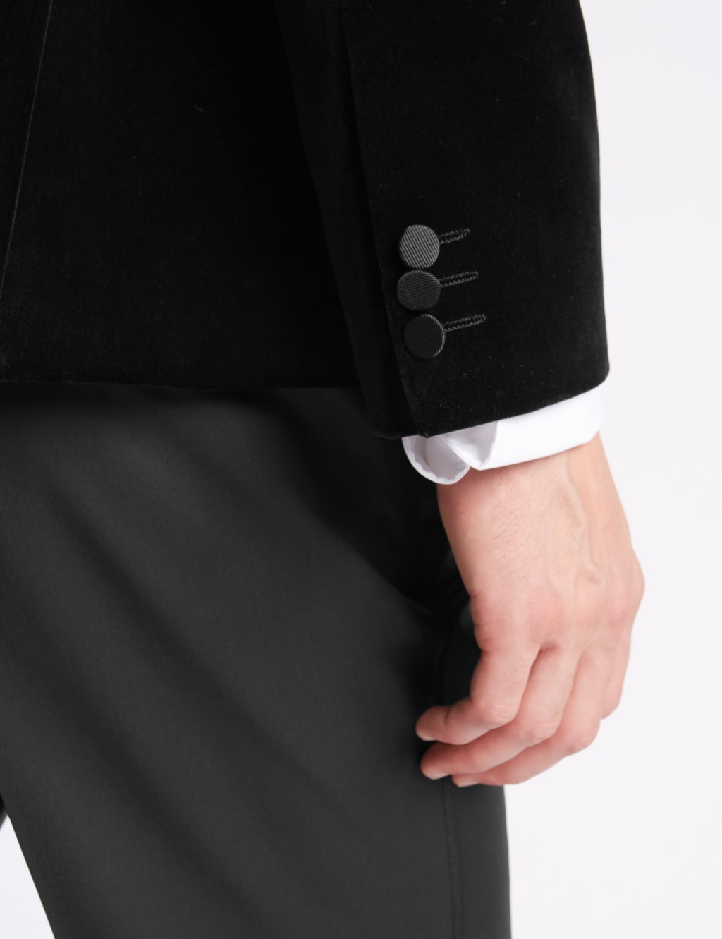 Tailored Fit Velvet Jacket 6 of 7