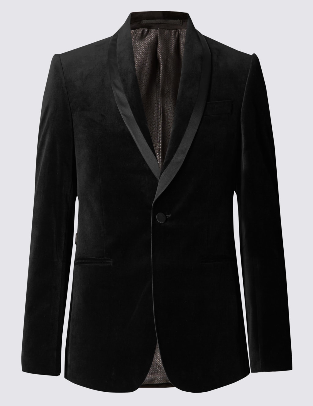 Tailored Fit Velvet Jacket 2 of 7