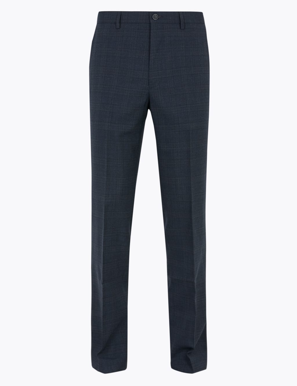 Regular Fit Wool Checked Trousers 2 of 6