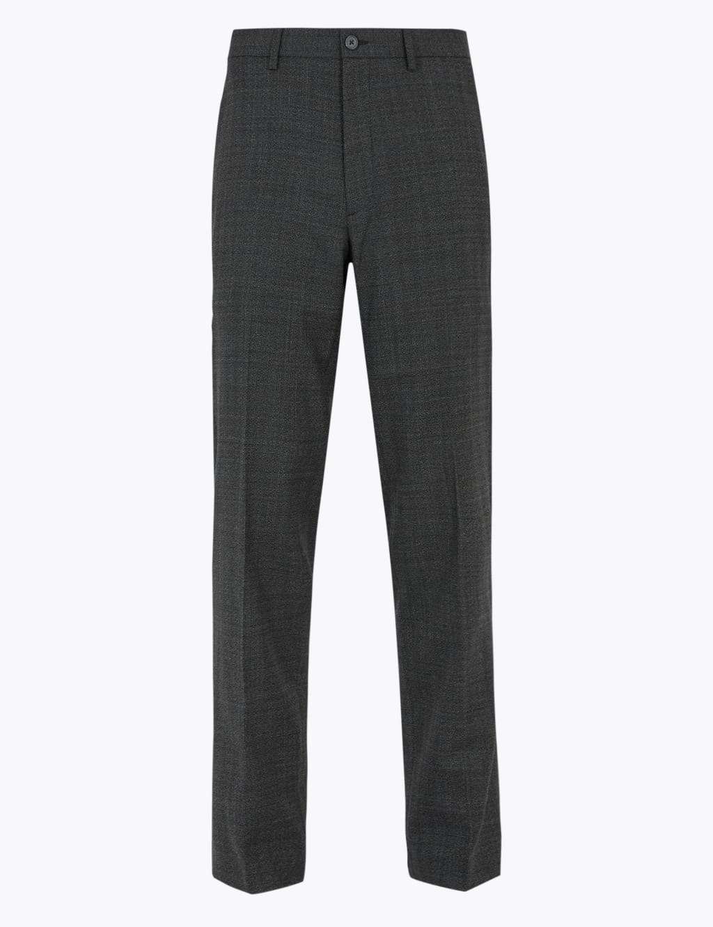 Regular Fit Wool Textured Trousers 2 of 2