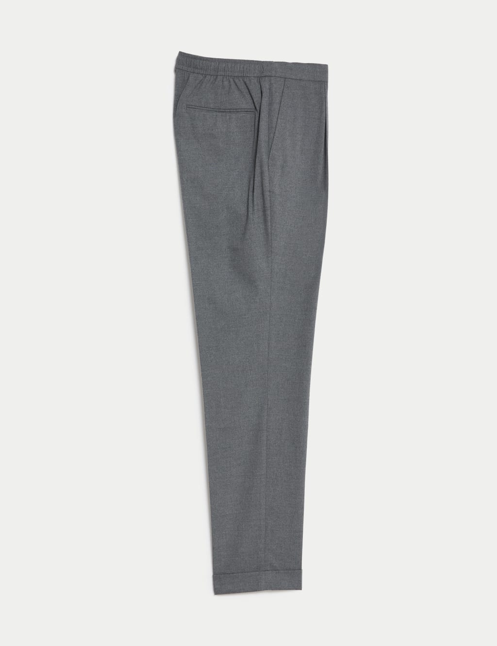 Single Pleat Brushed Stretch Trouser 2 of 9