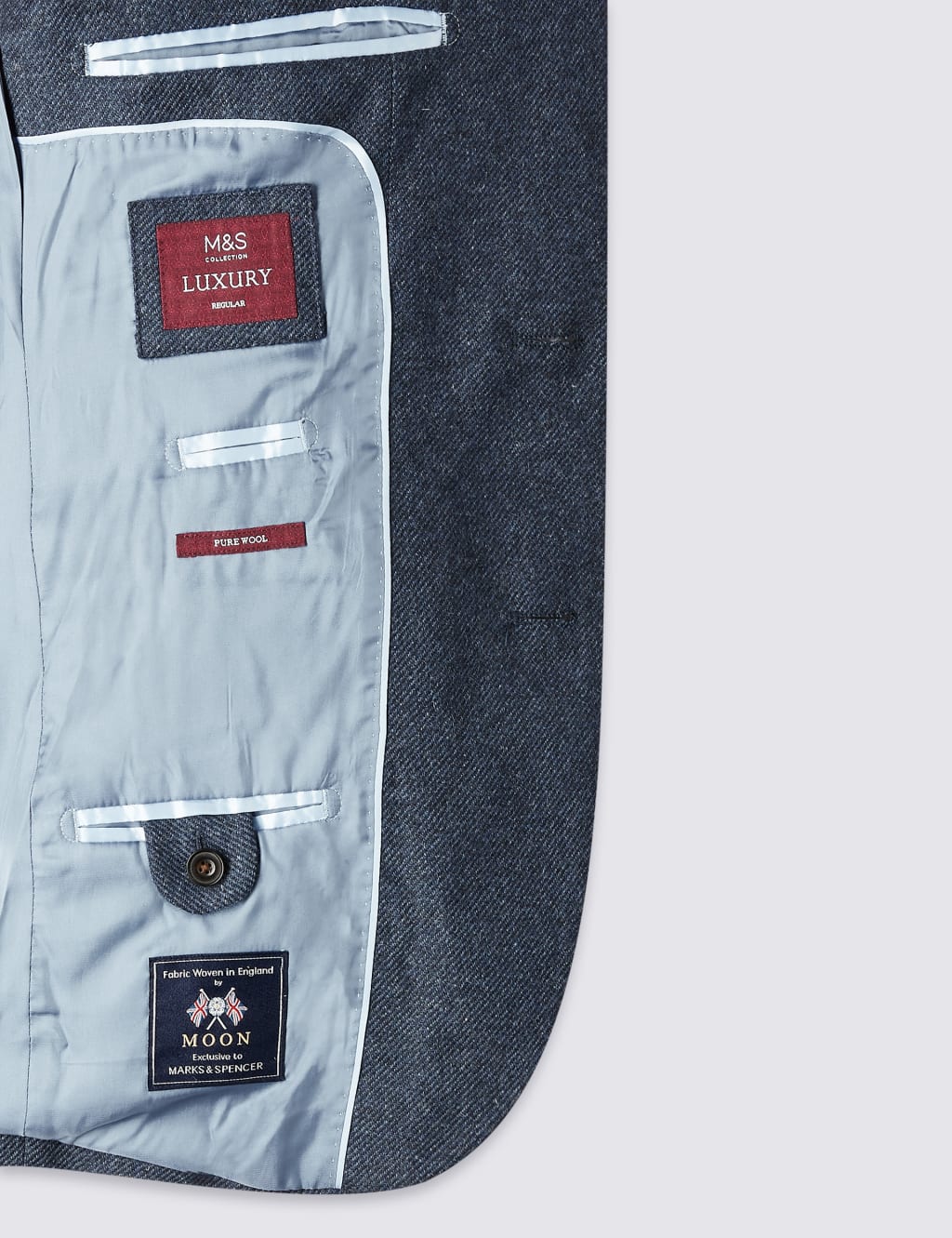 Pure Lambswool Textured Regular Fit Jacket 7 of 7