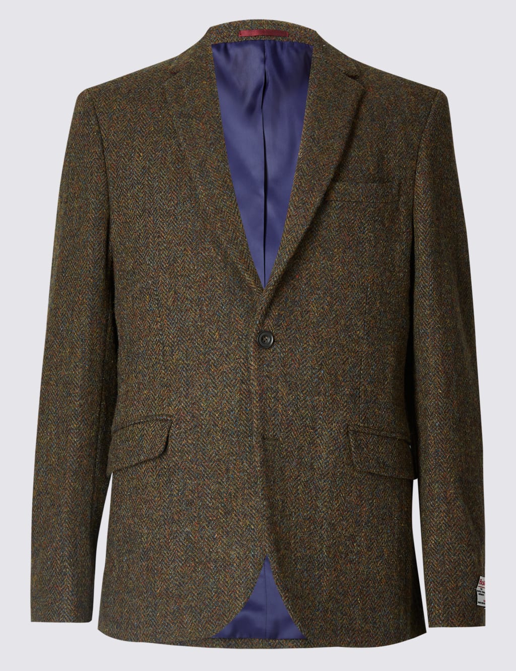 Pure Wool Harris Tweed Tailored Jacket M S Collection Luxury M S