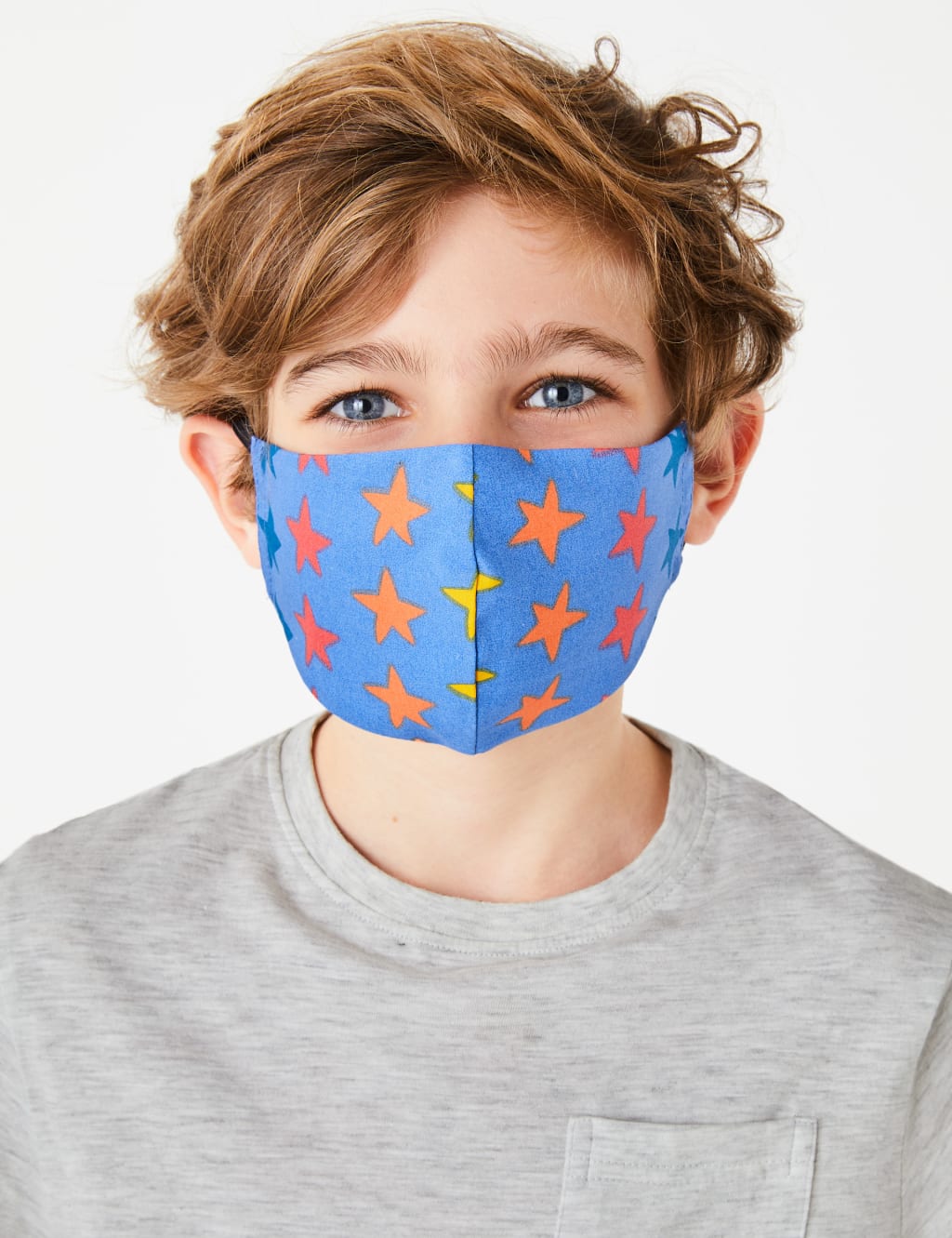 5 Pack Reusable & Adjustable Kids' Face Coverings 2 of 7