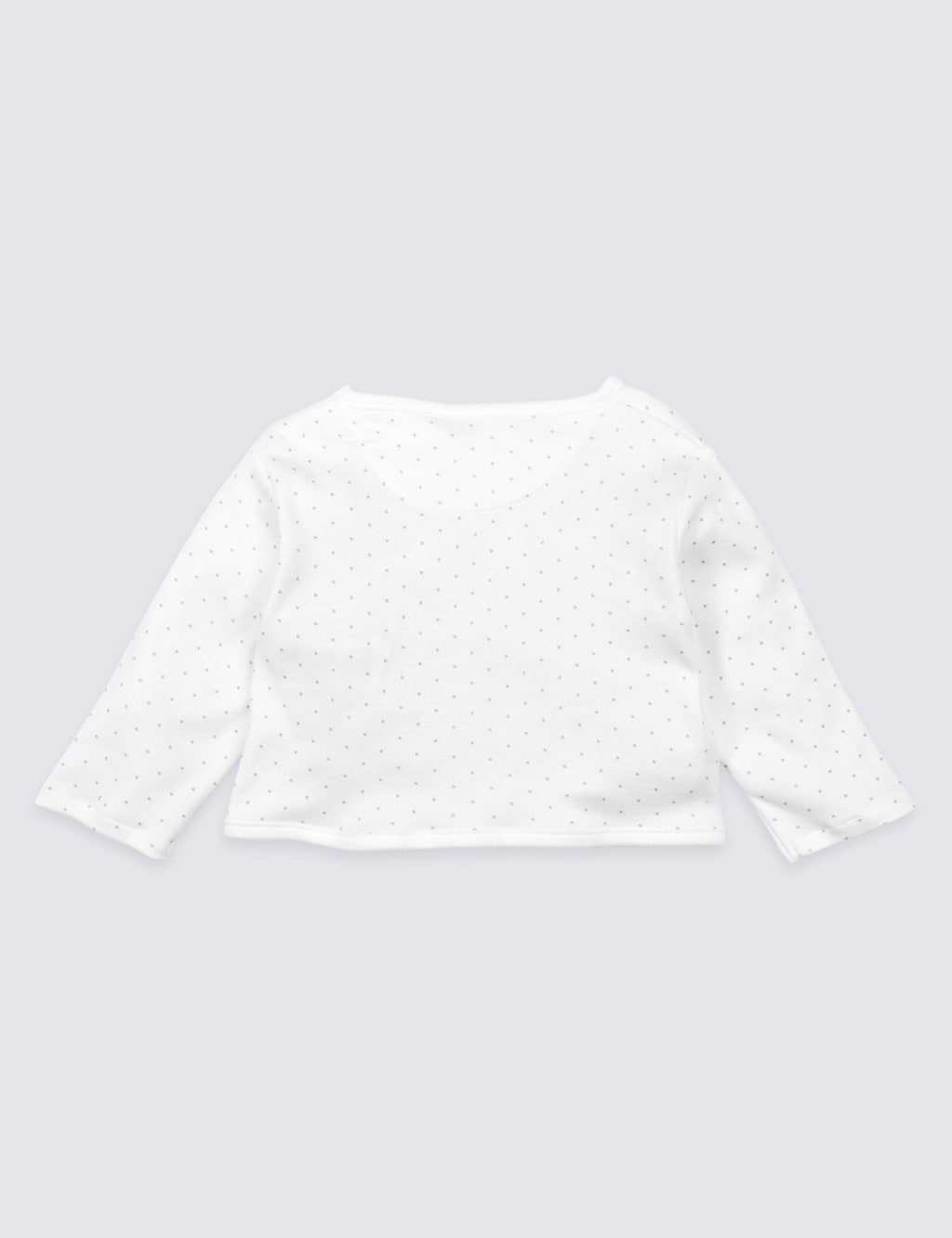 Organic Cotton Spotted Jersey Cover-Up Top 2 of 3