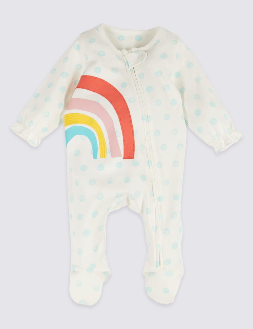 2 Pack Pure Cotton Sleepsuits 2 of 6