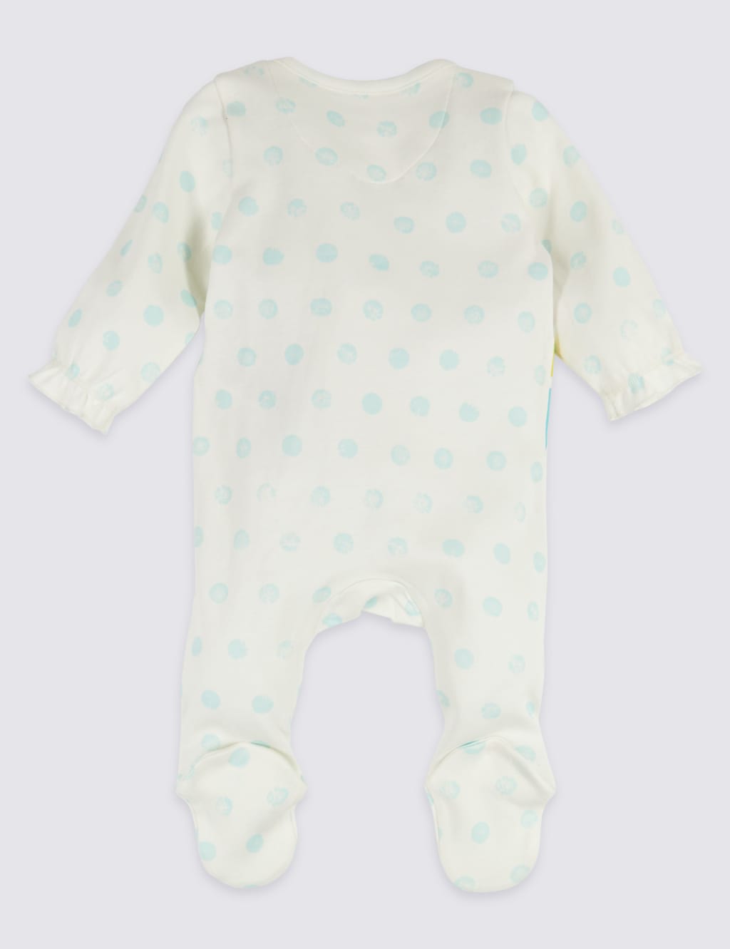 2 Pack Pure Cotton Sleepsuits 4 of 6
