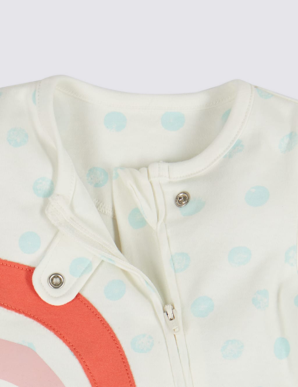 2 Pack Pure Cotton Sleepsuits 6 of 6