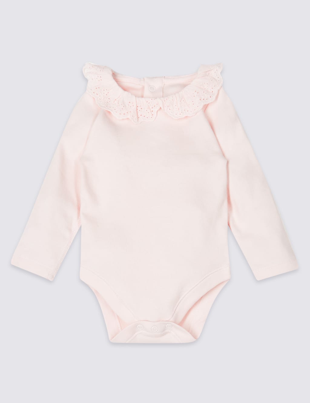 2 Pack Pure Cotton Bodysuits (6½lbs-12 Mths) 3 of 5