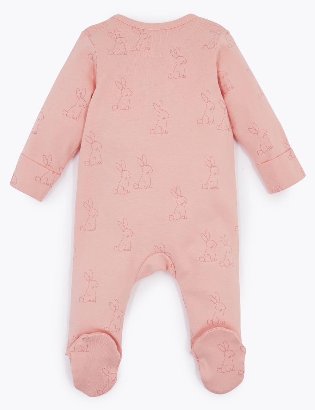 2 Pack Cotton Patterned Sleepsuits (7lbs-12 Mths) 4 of 7