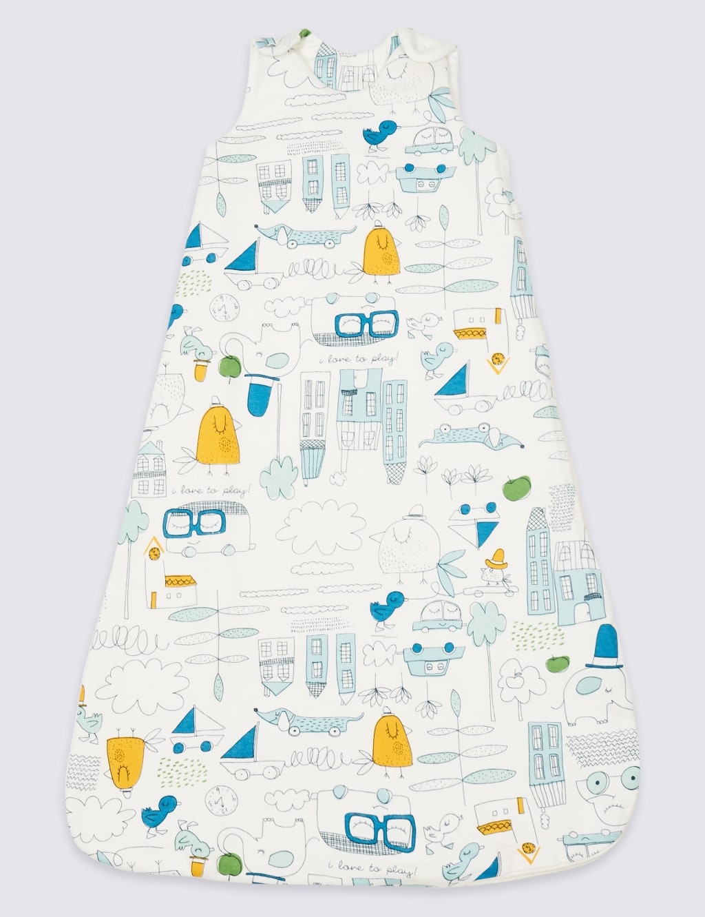 Pure Cotton 2.4 Tog Sleeping Bag 1 of 3