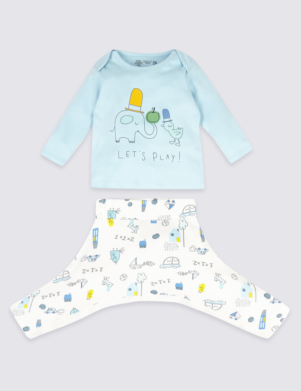 Pure Cotton 2 Piece Hip Dysplasia Outfit 1 of 5