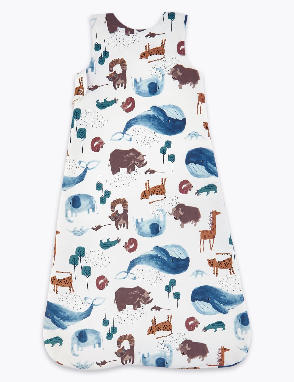 2.5 Tog Animal Print Sleeping Bag (0-36 Mths) 2 of 3