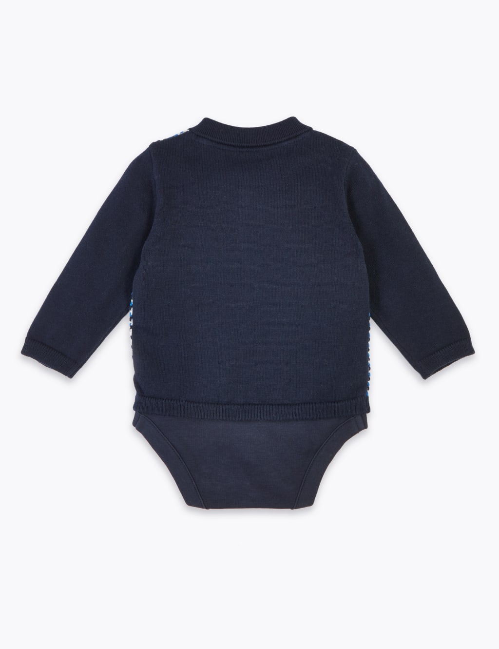 Knitted Polo Bodysuit (0-3 Yrs) 2 of 4
