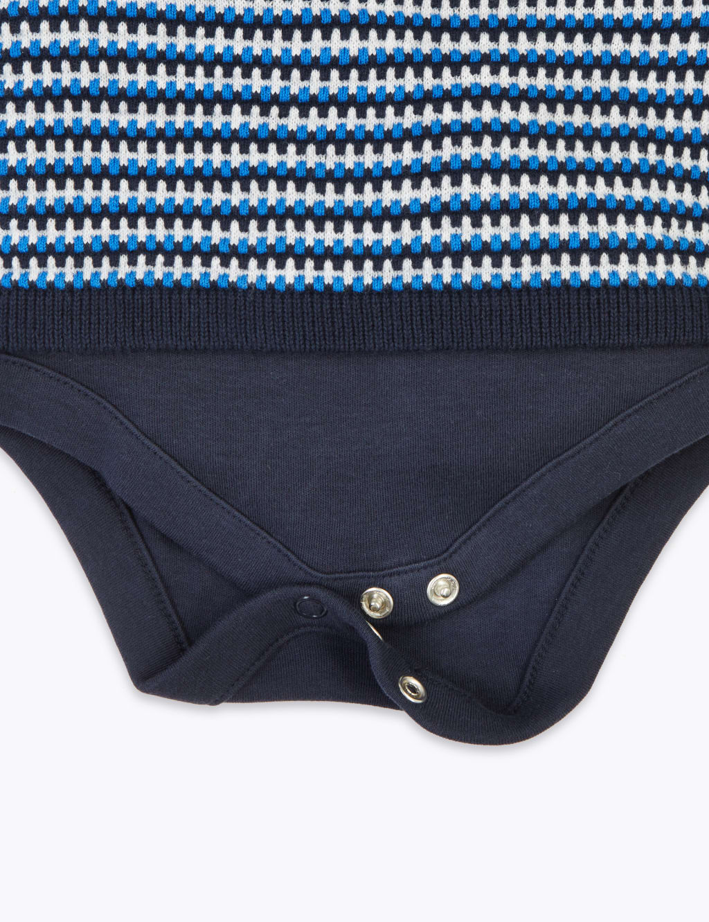 Knitted Polo Bodysuit (0-3 Yrs) 4 of 4