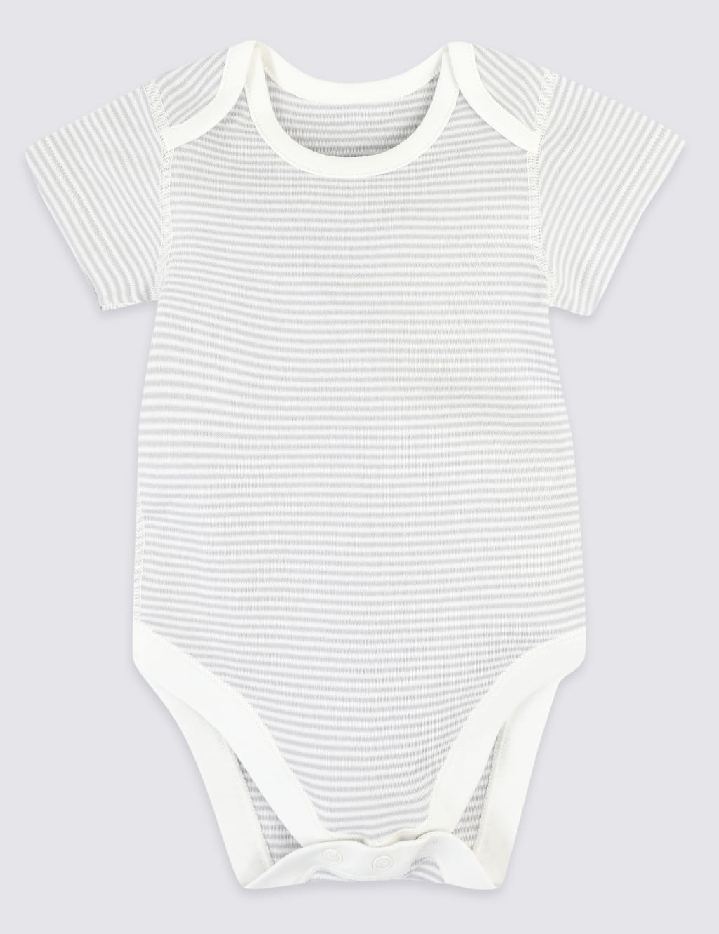 7 Pack Organic Pure Cotton Animal Bodysuits 3 of 8