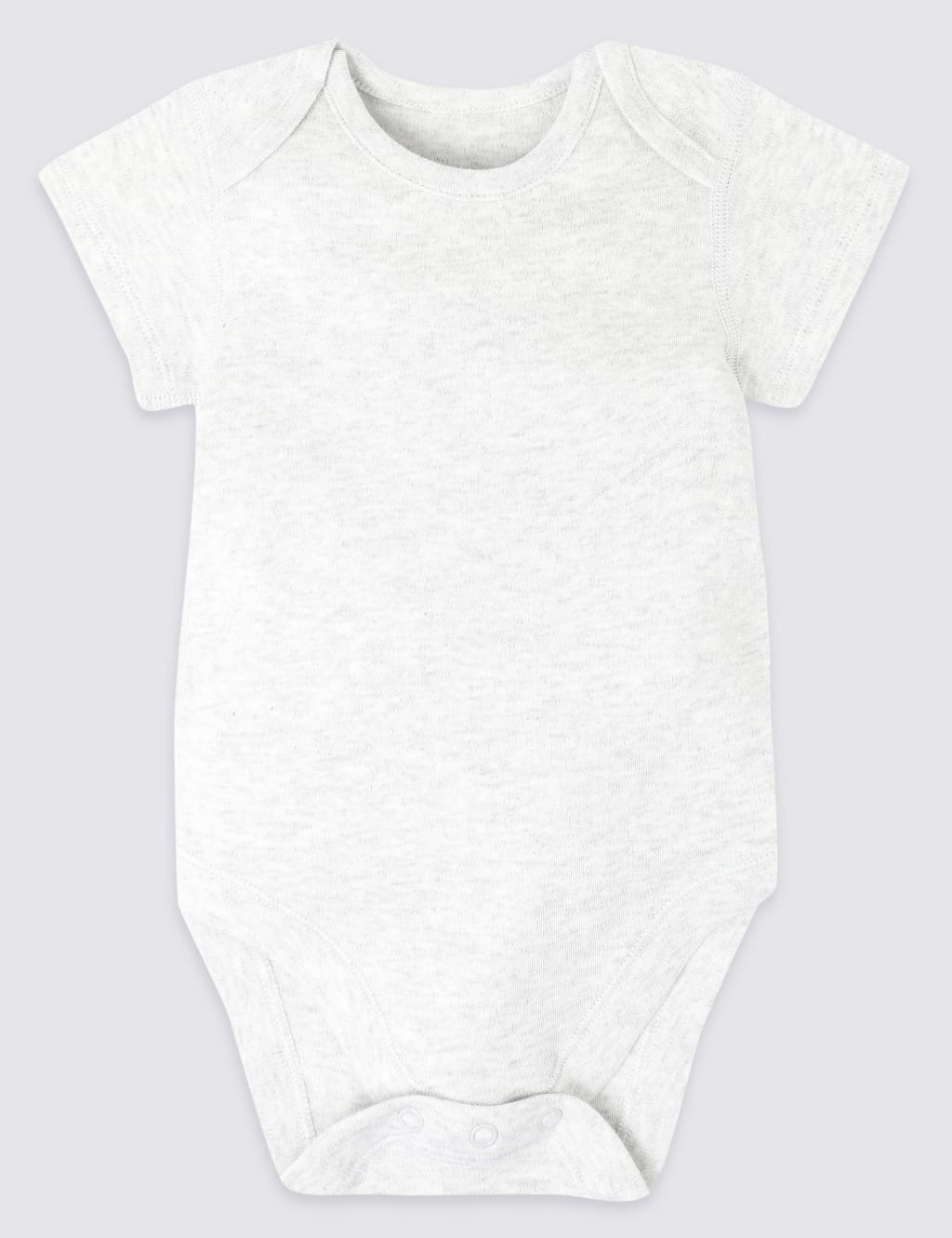 7 Pack Organic Pure Cotton Animal Bodysuits 7 of 8