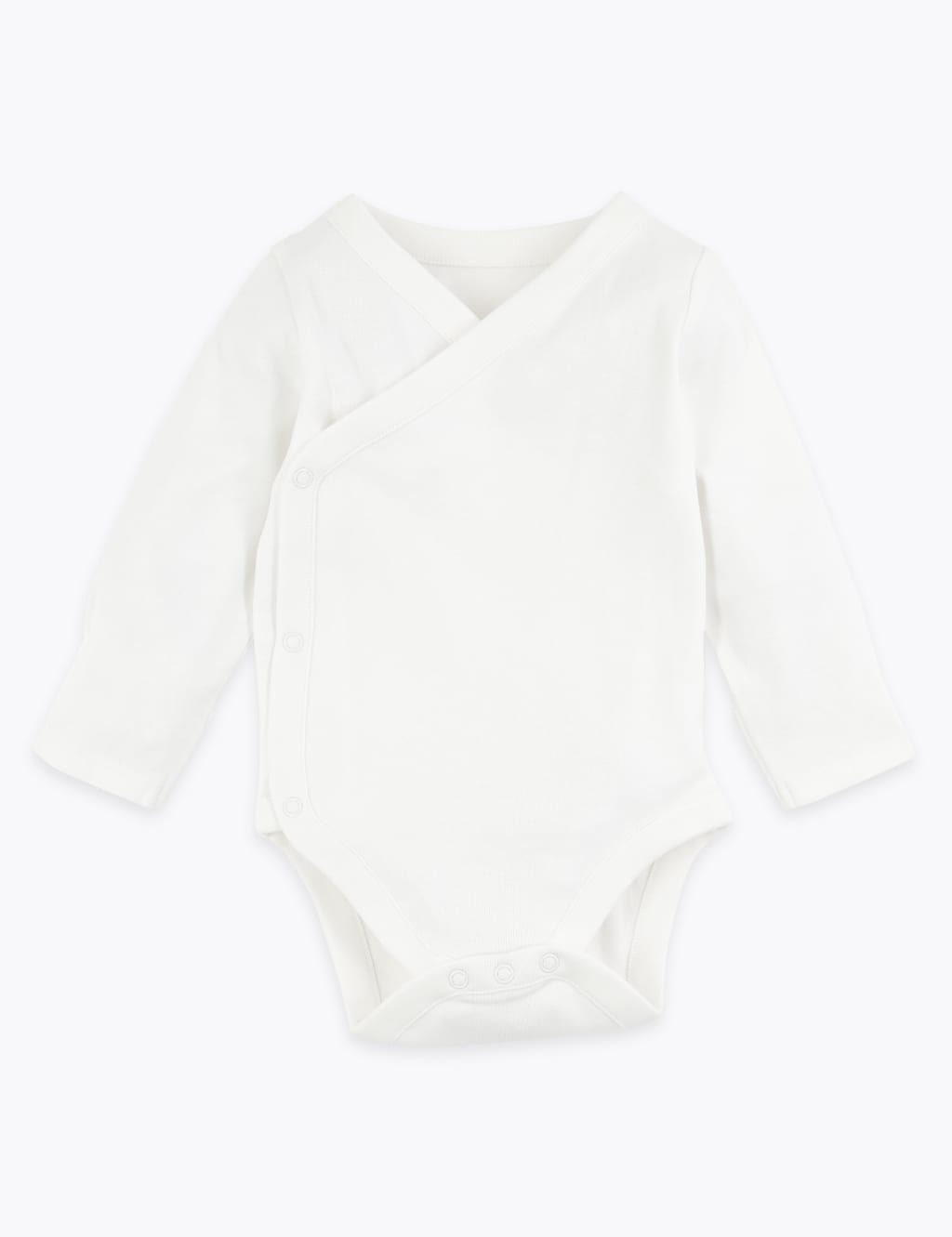 3 Pack Cotton Wrapover Bodysuits 6 lbs 12 Mths M S