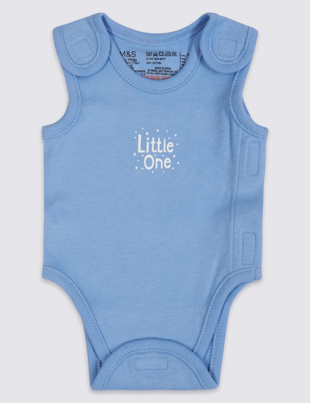 Adaptive 3 Pack Pure Cotton Premature Bodysuits (3lbs-4lbs) 2 of 7