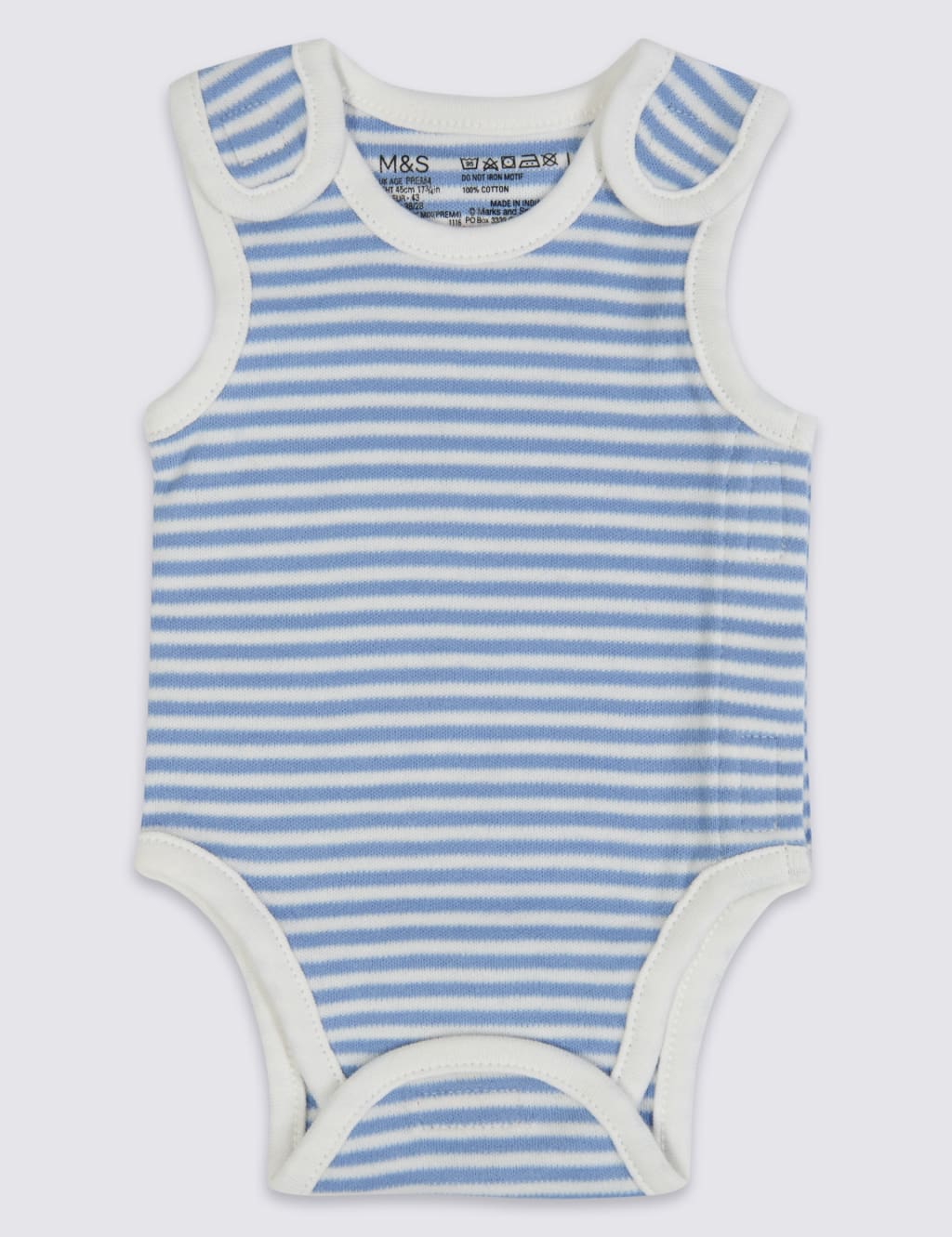 Adaptive 3 Pack Pure Cotton Premature Bodysuits (3lbs-4lbs) 4 of 7