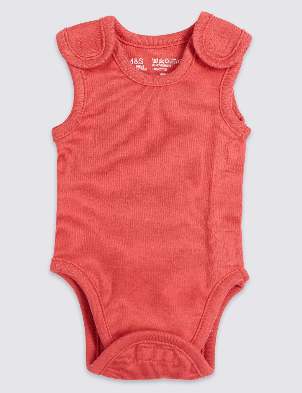 Adaptive 3 Pack Premature Pure Cotton Bodysuits 3 of 7