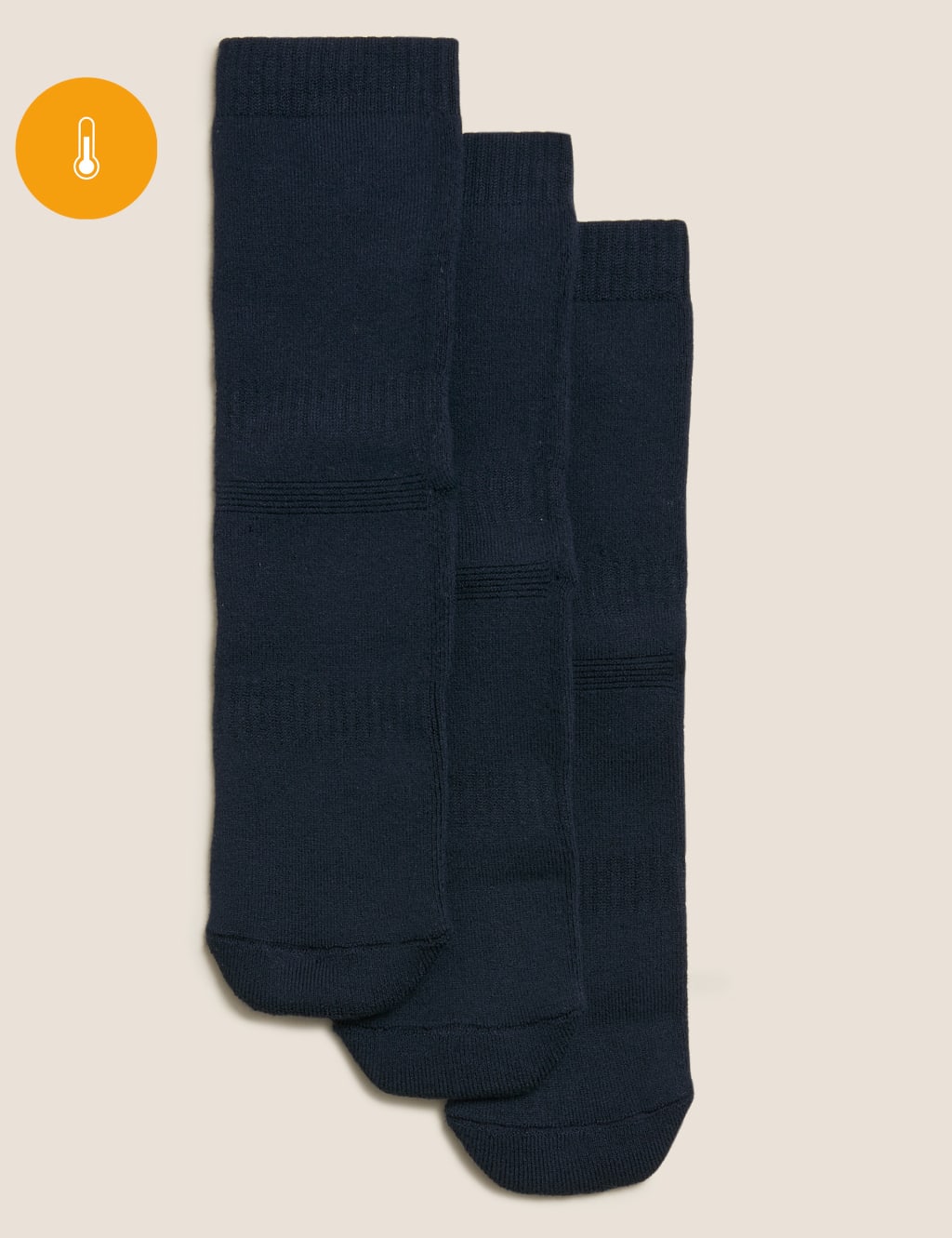 3pk of Thermal School Socks M S Collection M S