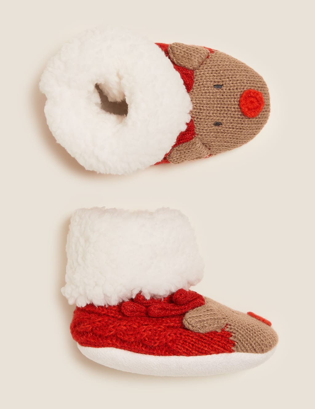 Baby reindeer booties cheap