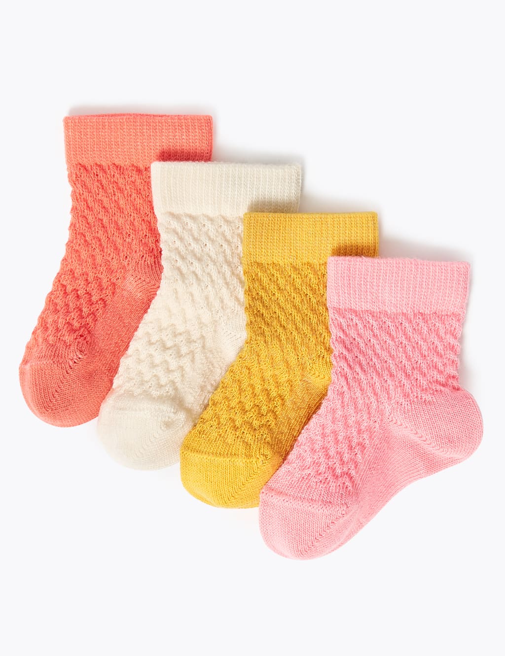 Bright yellow baby socks cheap
