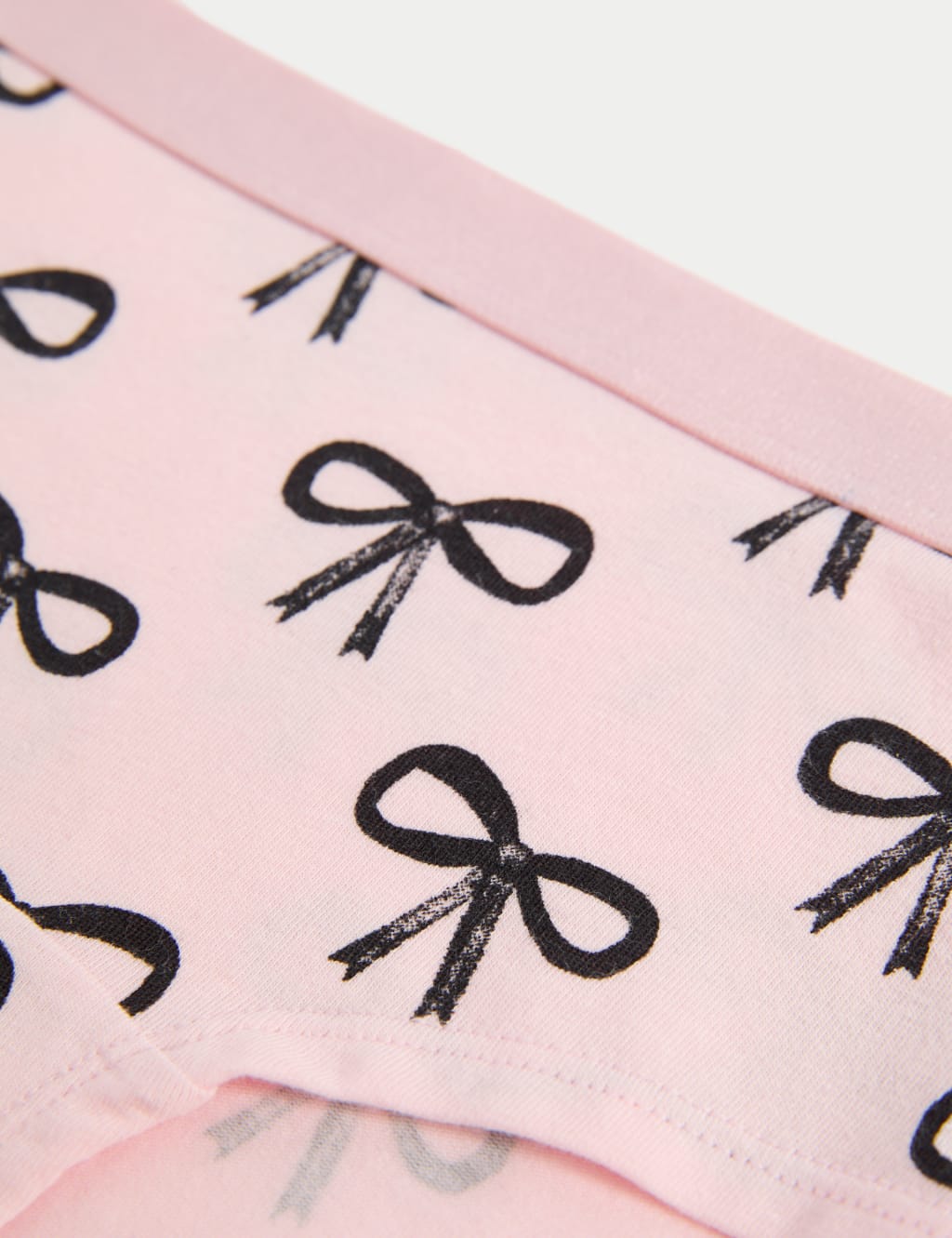 7pk Cotton with Stretch Bow Shorts (5-16 Yrs) 2 of 2