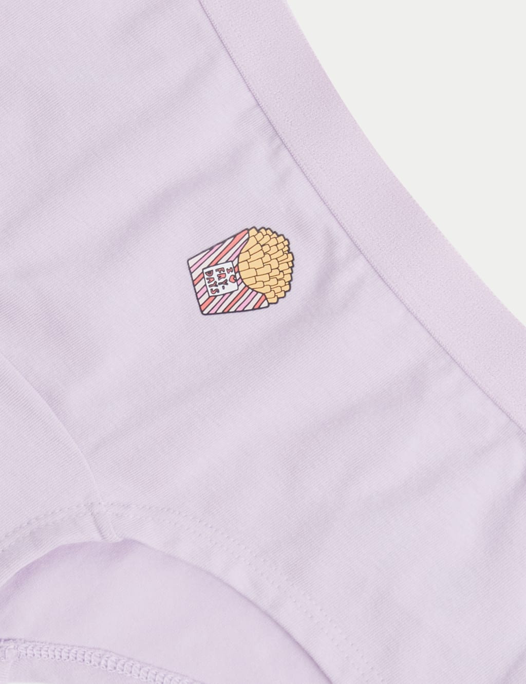 7pk Cotton with Stretch Fun Fruits Shorts (5-16 Yrs) 2 of 2