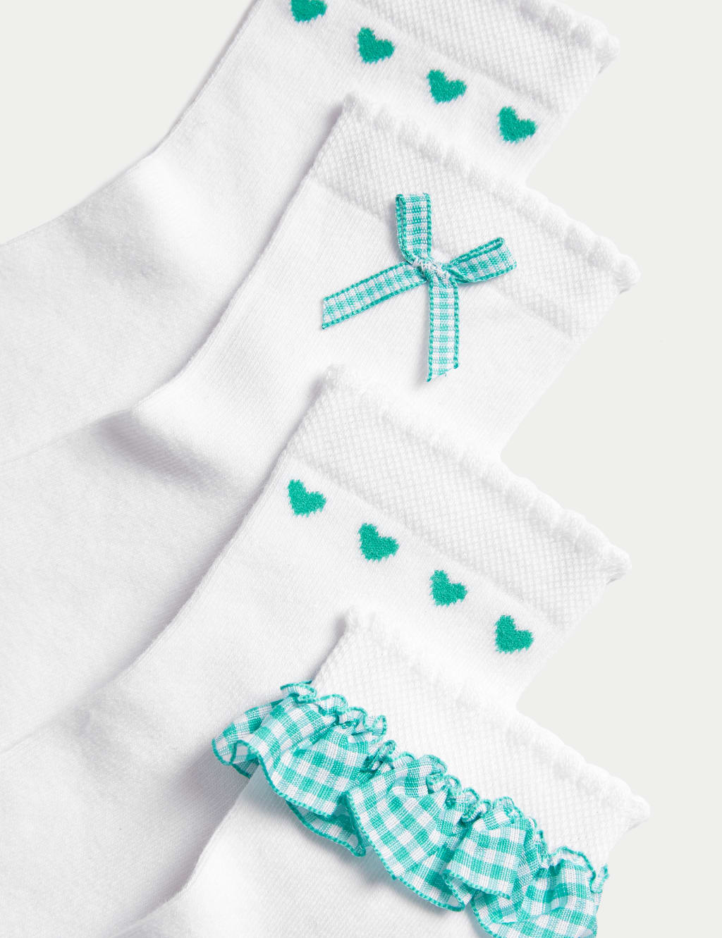 4pk Cotton Rich School Socks (6 Small –7 Large) 2 of 2
