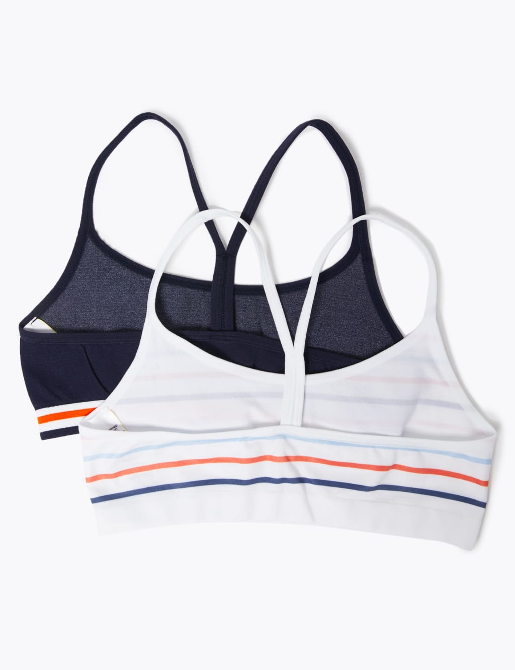 2 Pack Seamfree Rainbow Crop Tops (6-16 Yrs) 2 of 2