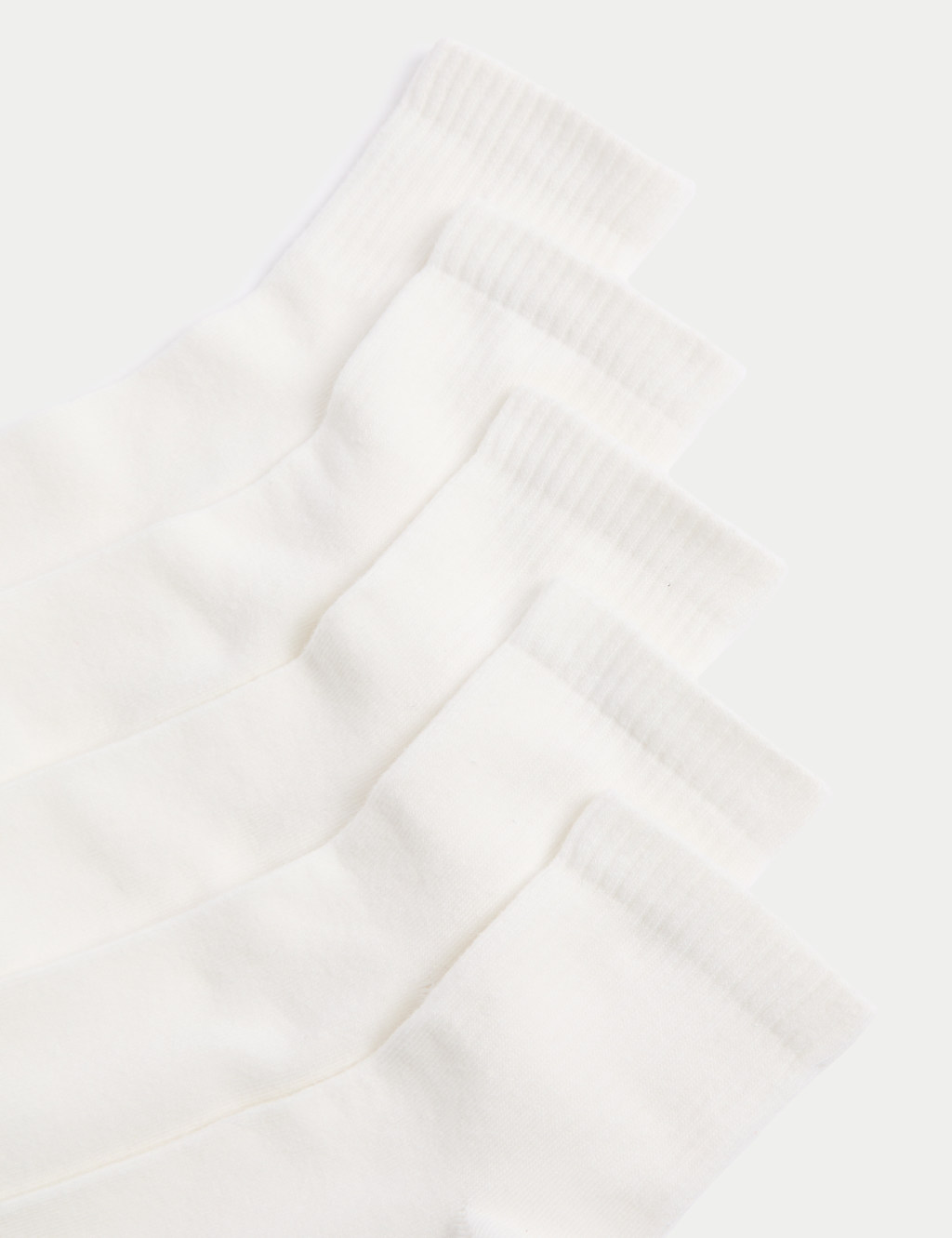 5pk Cotton Rich Sports Socks (6 Small - 7 Large) 2 of 2