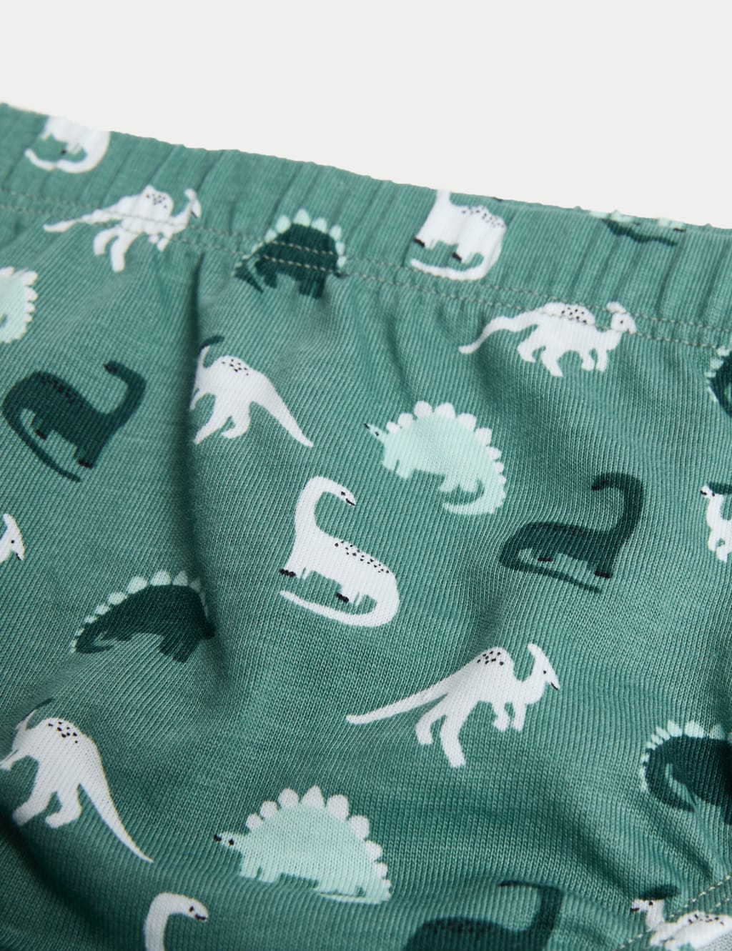 7pk Pure Cotton Dinosaur & Striped Briefs (2-8 Yrs) 2 of 2