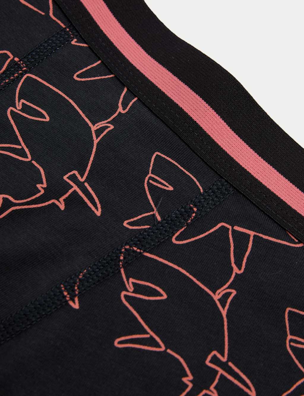 5pk Cotton with Stretch Shark Trunks (5-16 Yrs) 2 of 2