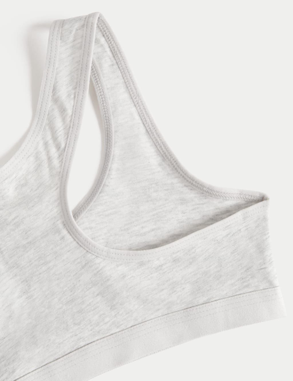 3pk Cotton with Stretch Crop Tops (6-16 Yrs) 3 of 3