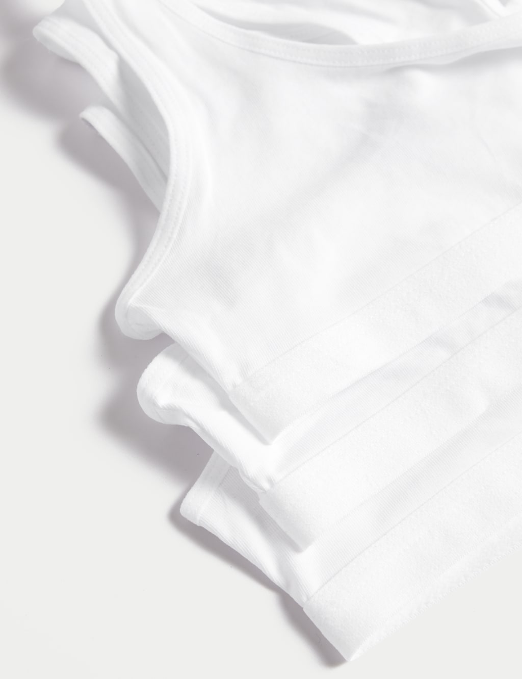 3pk Cotton with Stretch Racer Crop Tops (6-16 Yrs) 2 of 3