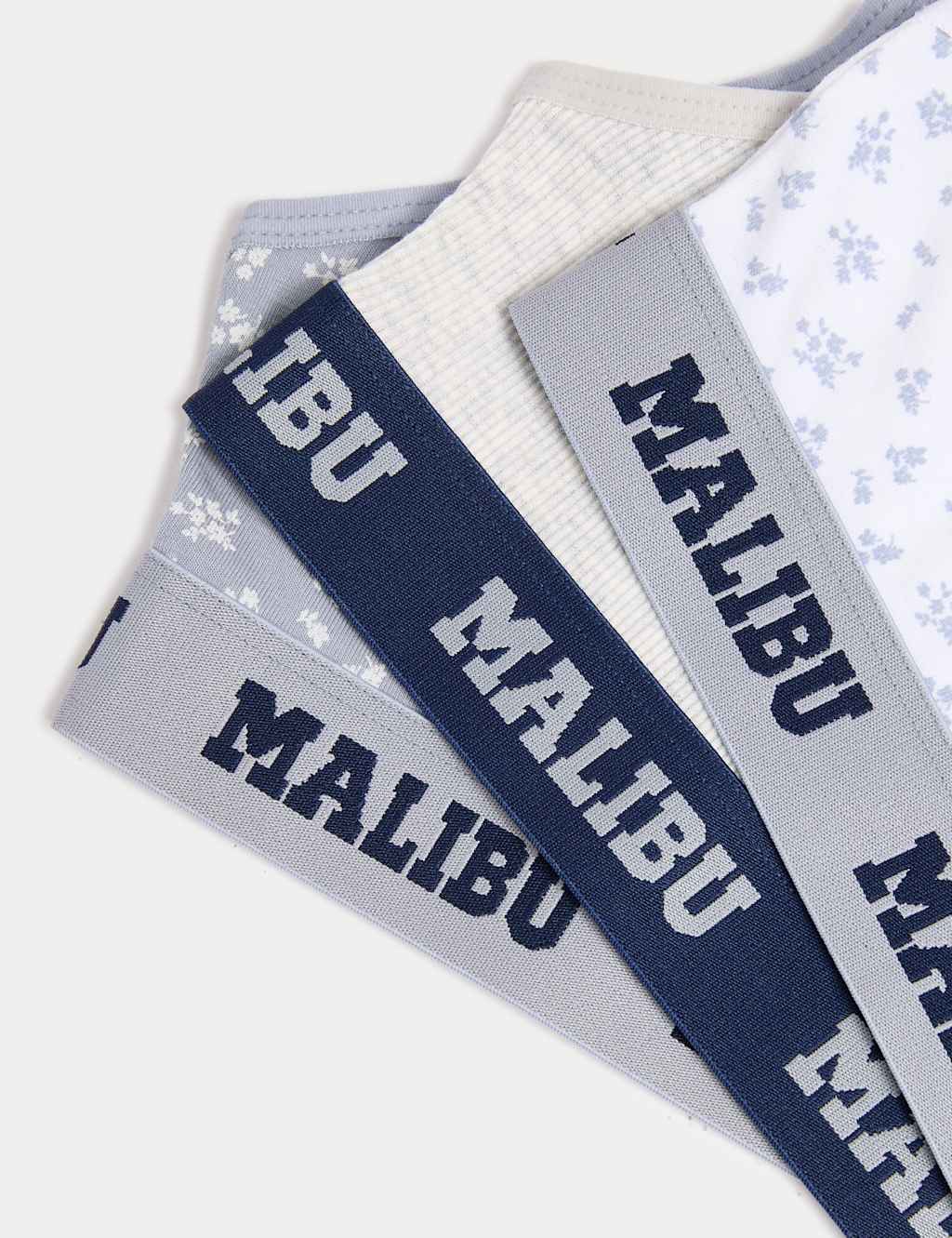 3pk Cotton with Stretch Malibu Crop Tops (6-16 Yrs) 2 of 3