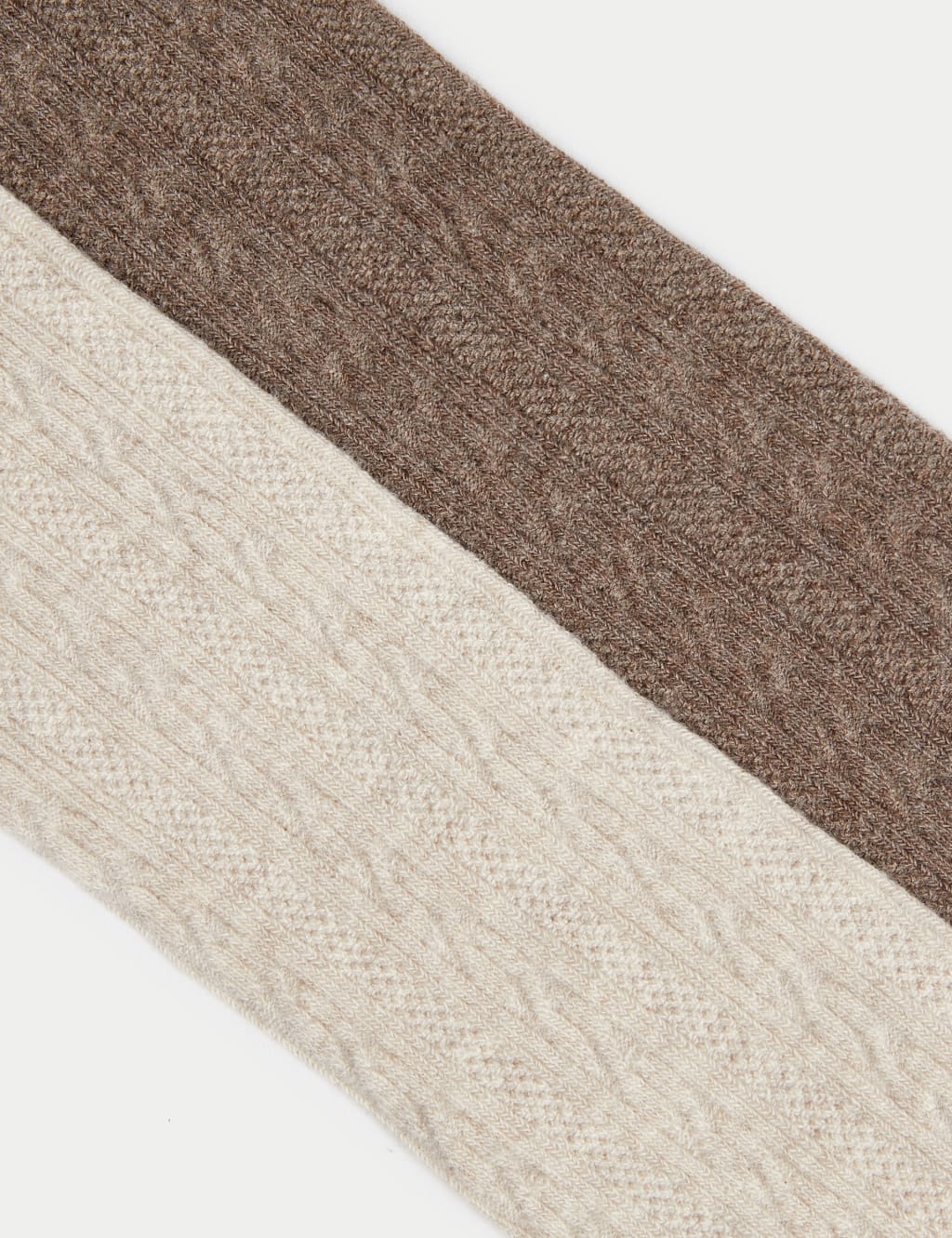 2pk Cotton Rich Cable Knit Tights 2 14 Yrs M S Collection M S