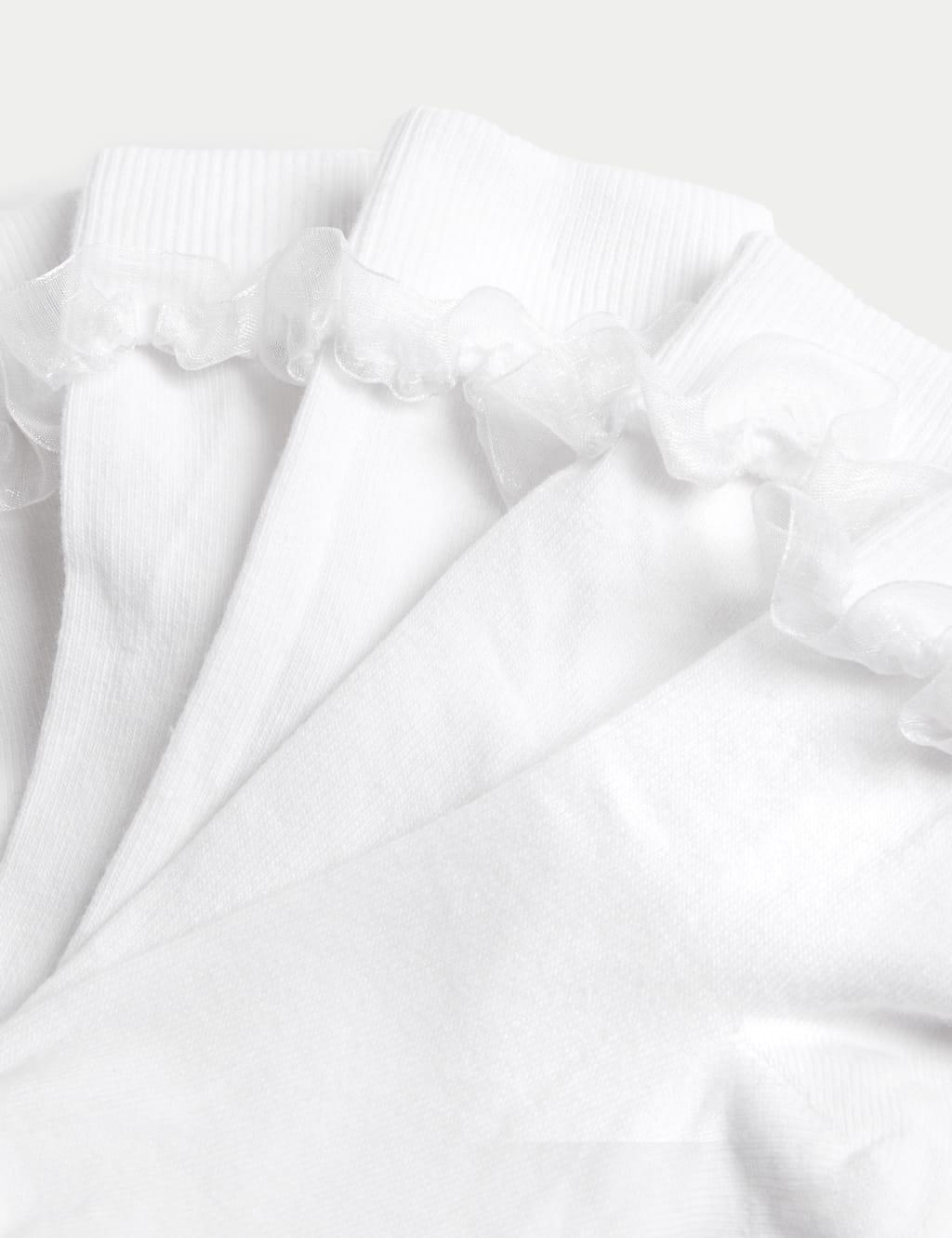 5pk of Frill Ankle Socks 2 of 2