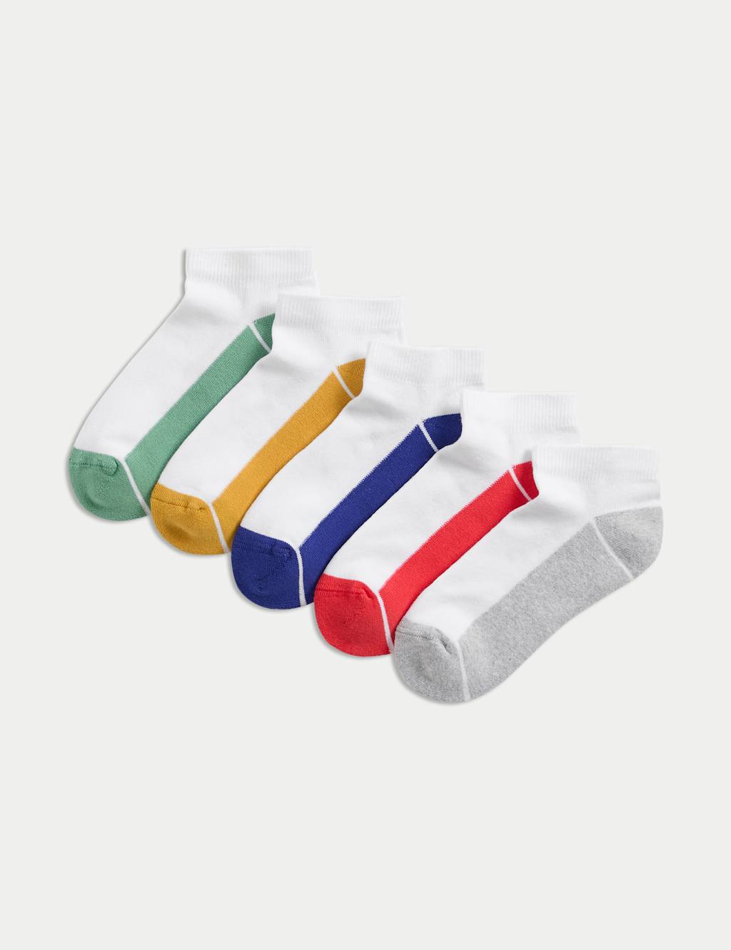 5pk Cotton Rich Cushioned Trainer Liners™ (6 Small - 7 Large) 1 of 2