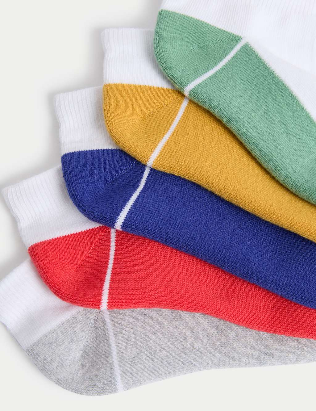 5pk Cotton Rich Cushioned Trainer Liners™ (6 Small - 7 Large) 2 of 2